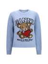 wool graphic sweater