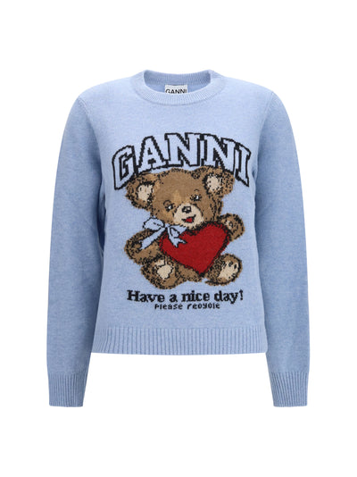 wool graphic sweater