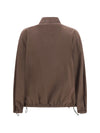 gabardine jacket with zip