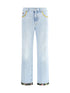 VALENTINO 27 floral edge jeans