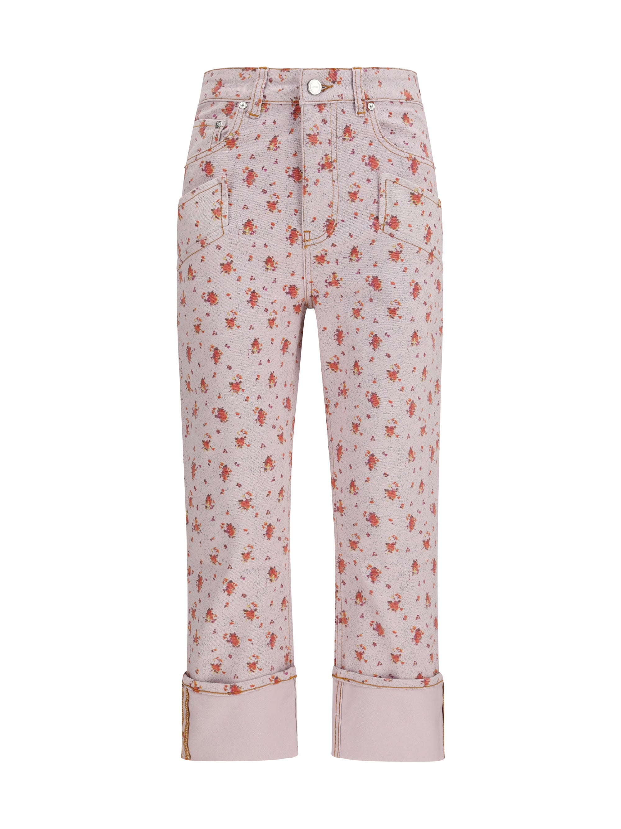 printed capri pants