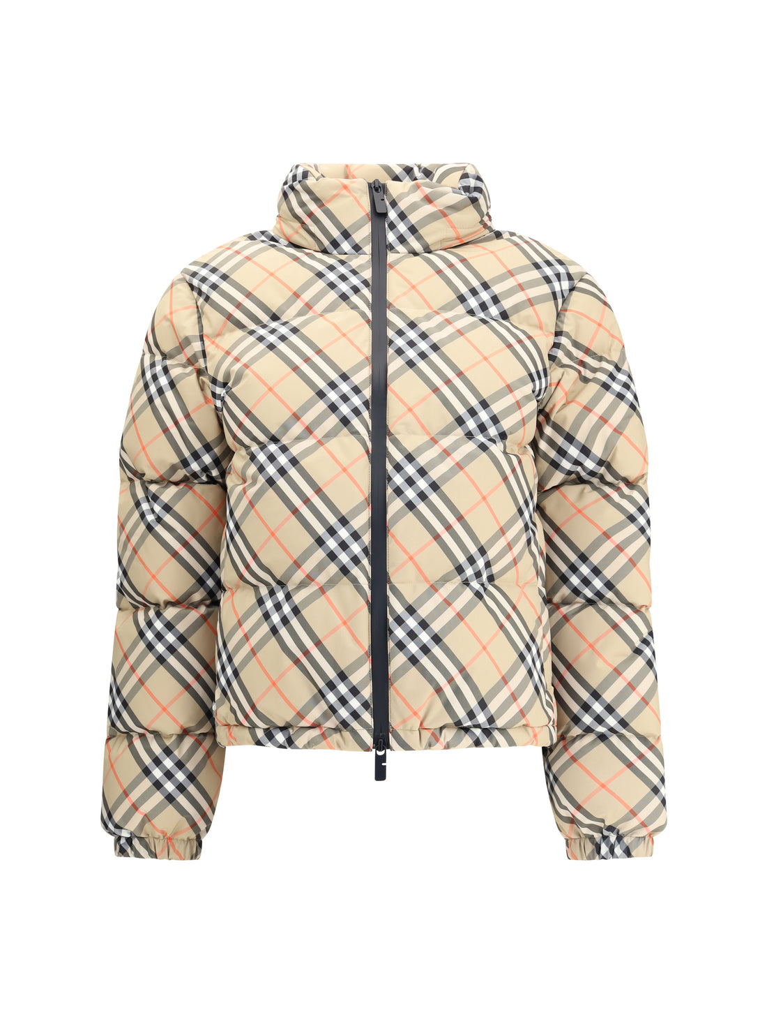 BURBERRY S check down jacket