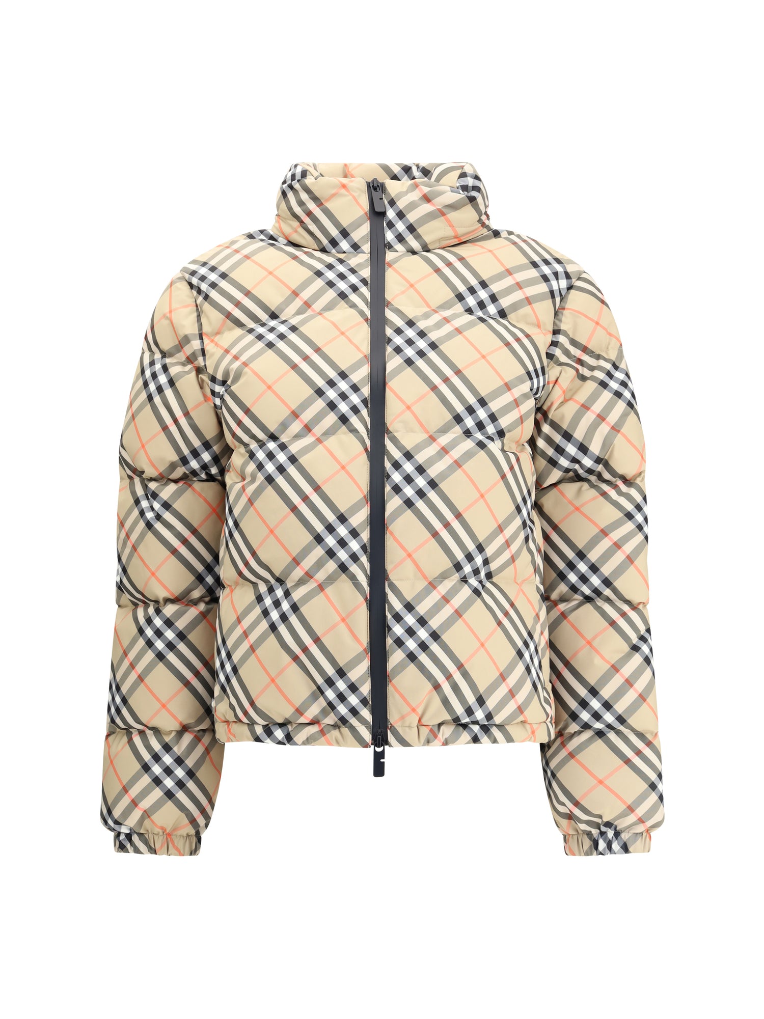 BURBERRY S check down jacket