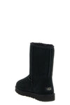 classic short suede and reverse sheepskin ankle boots