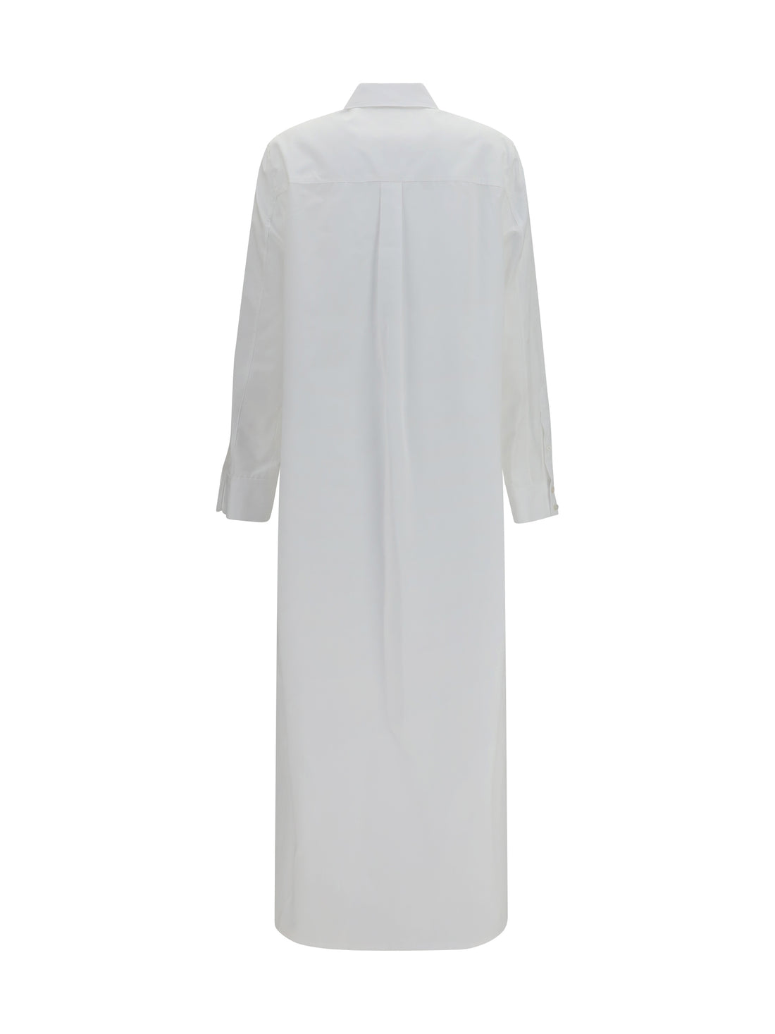 ALAIA 34 asymmetric cotton poplin shirt