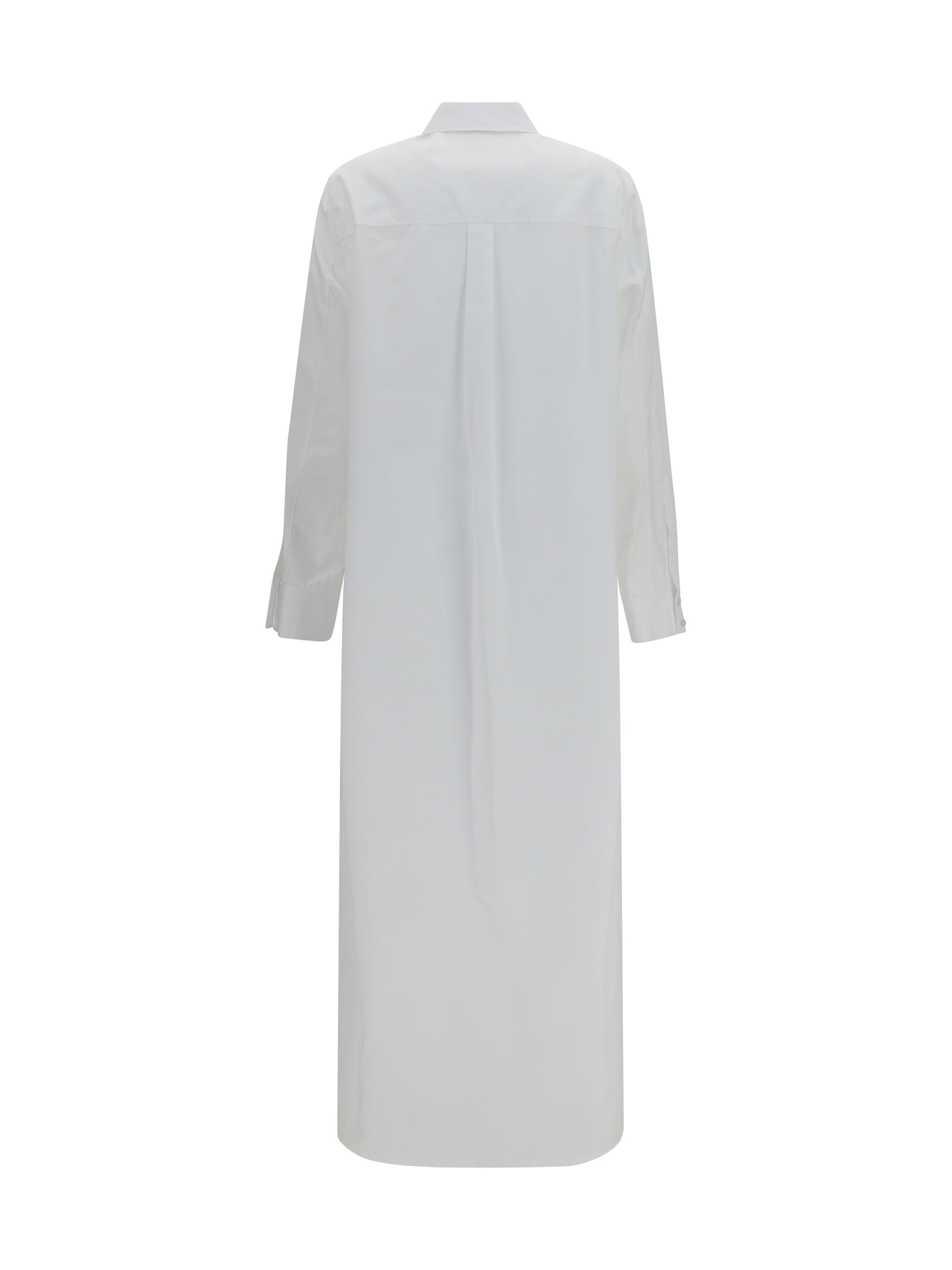asymmetric cotton poplin shirt