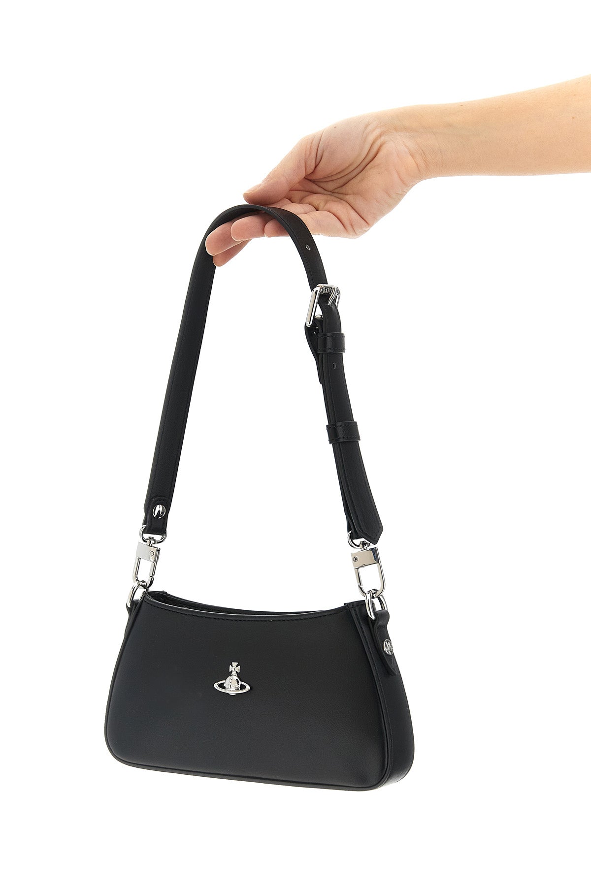 tasha shoulder bag in smooth leather-effect fabric