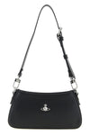 tasha shoulder bag in smooth leather-effect fabric