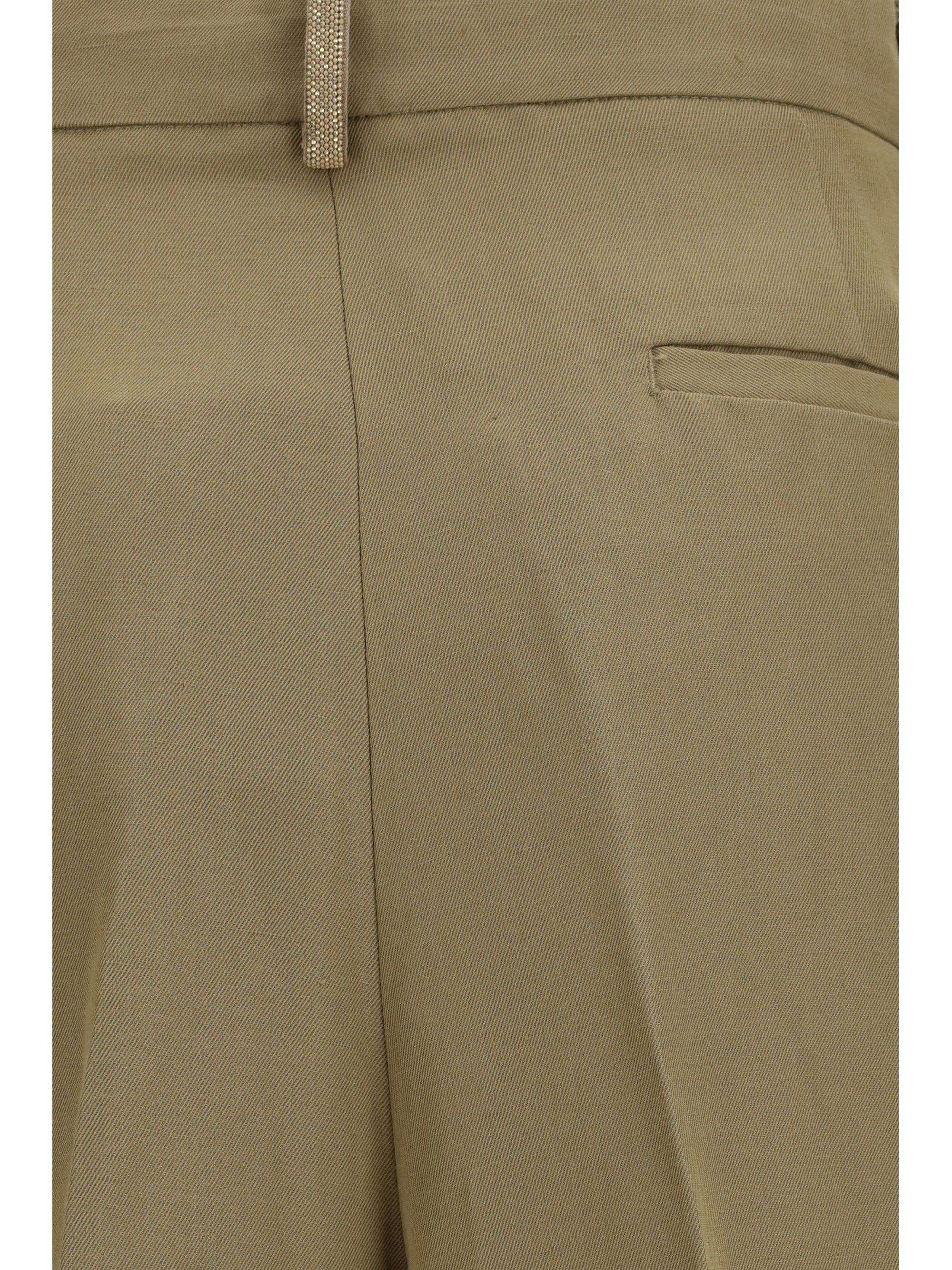 pleated pants