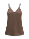 stretch silk top