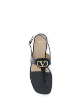 VALENTINO GARAVANI 36 leather thong sandals
