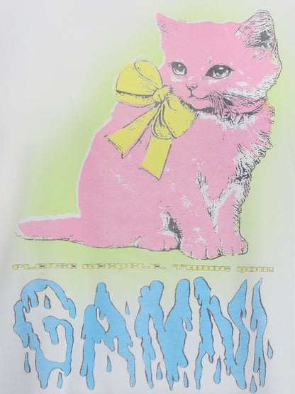 GANNI L kitty t-shirt