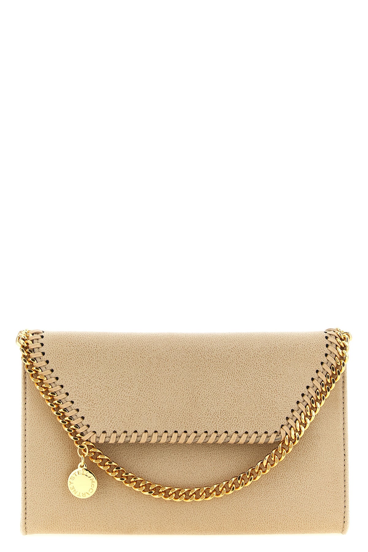 shaggy deer vegan fabric wallet on chain