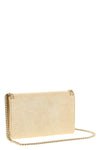 chain wallet in shaggy deer vegan fabric