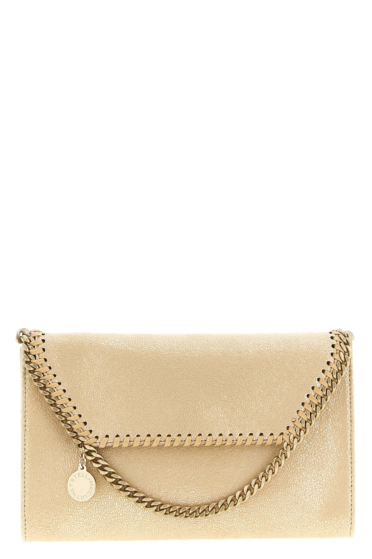 chain wallet in shaggy deer vegan fabric