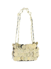 RABANNE OS sparkle nano shoulder bag