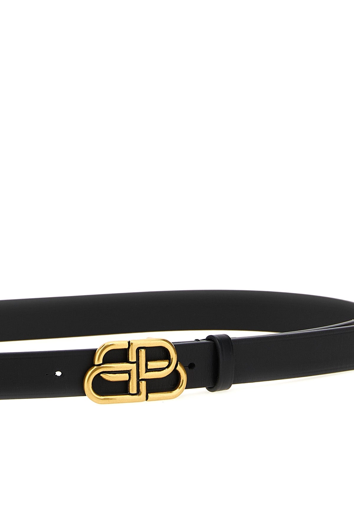 bb thin leather belt