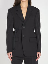 BALENCIAGA 36 tailored wrap jacket
