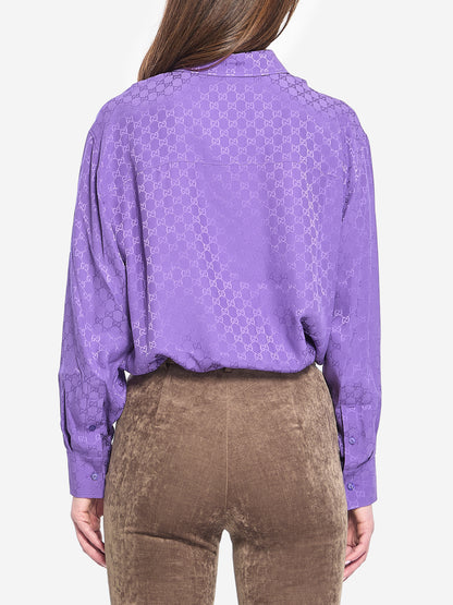 GUCCI 40 gg monogram shirt