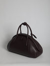 top handle leather bag