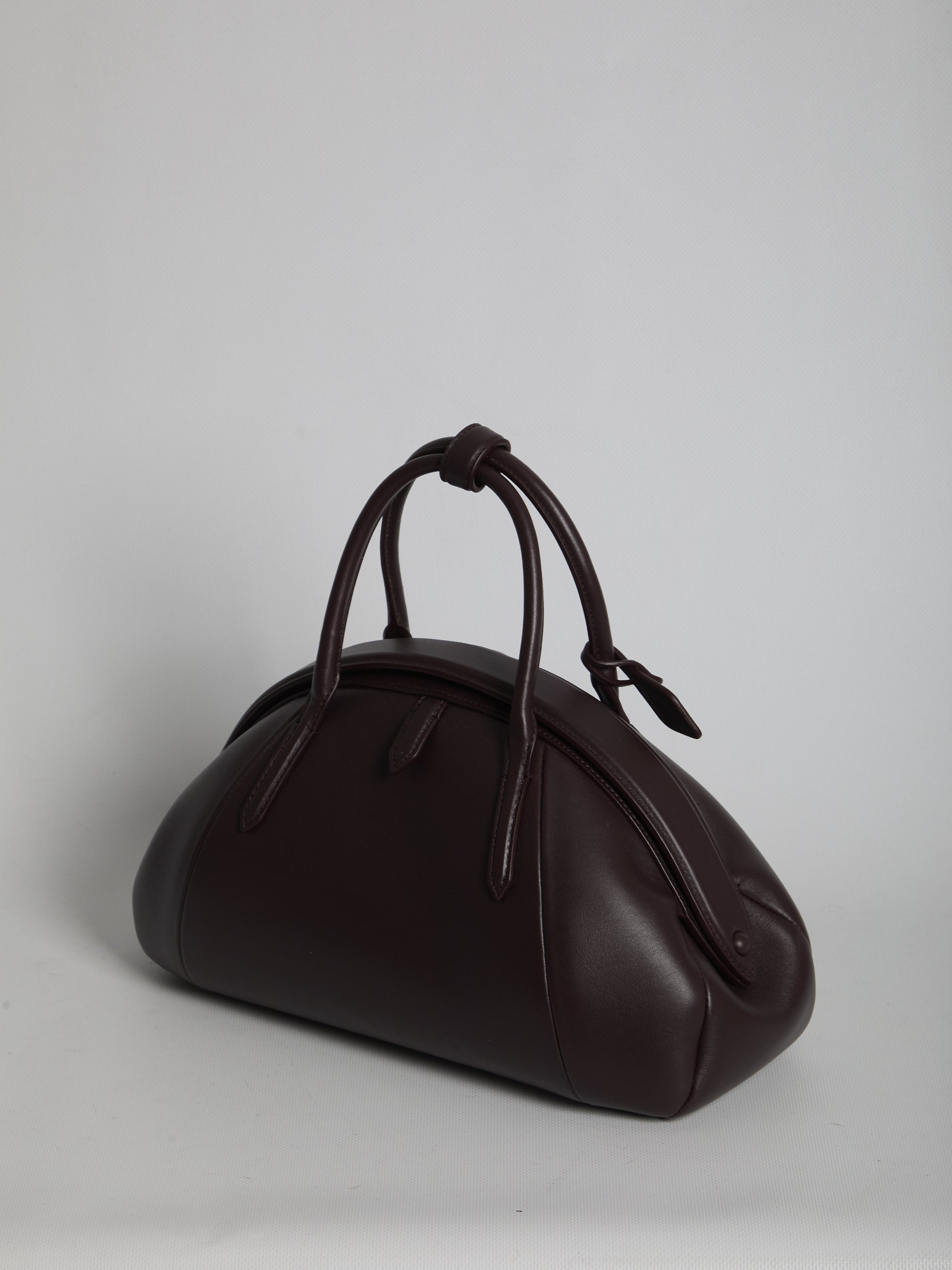 top handle leather bag