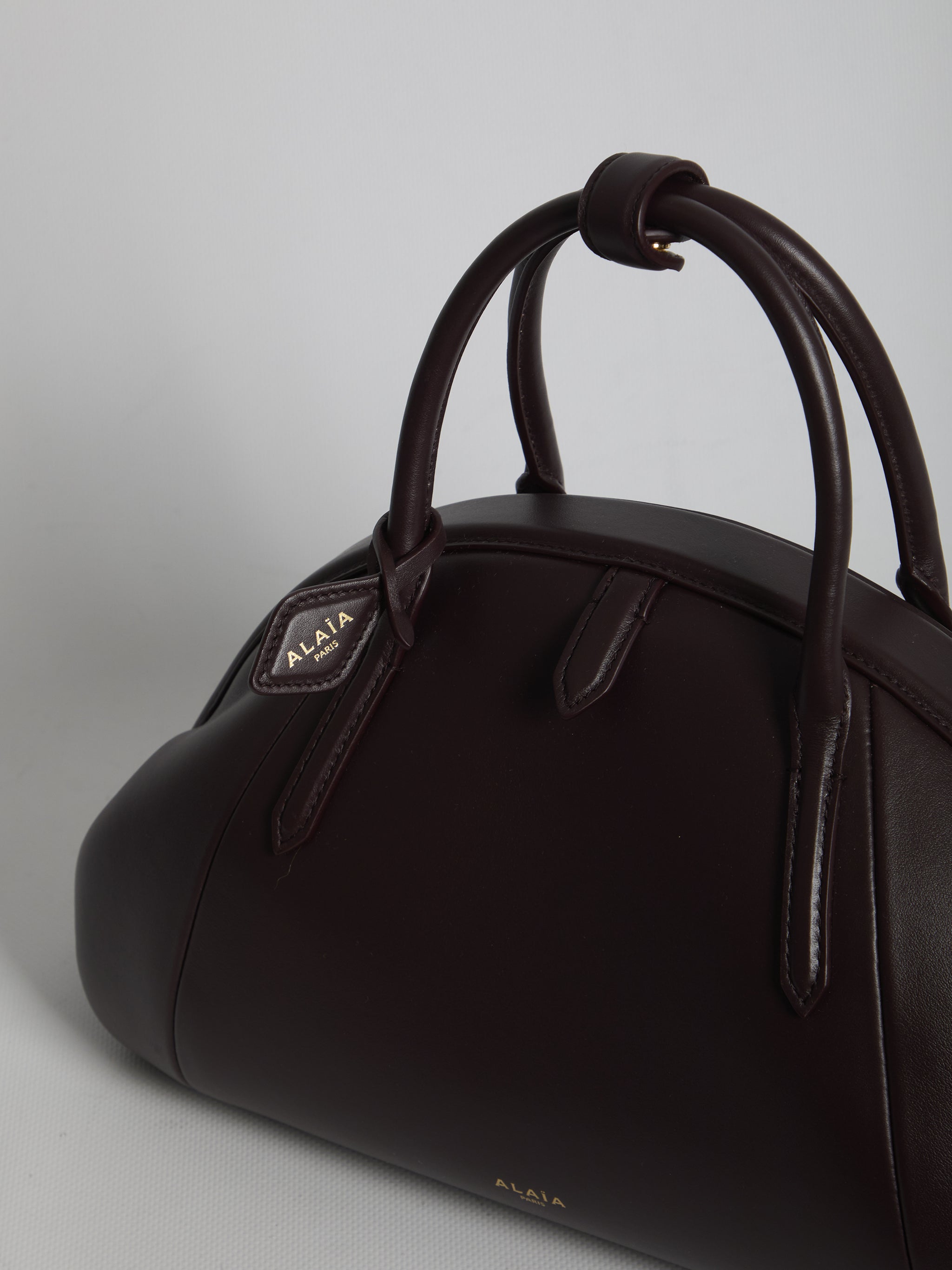 top handle leather bag
