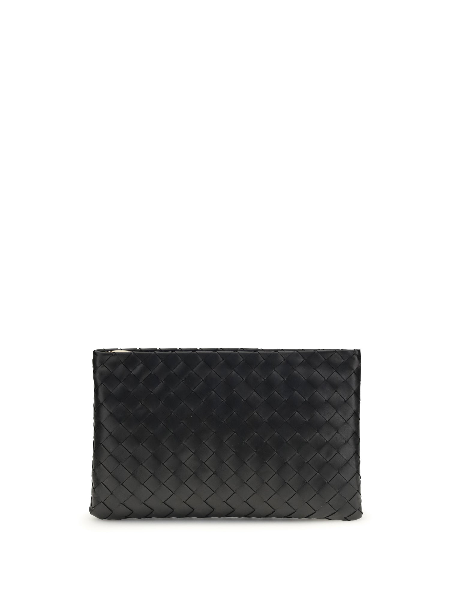BOTTEGA VENETA OS medium leather clutch bag