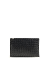 BOTTEGA VENETA OS medium leather clutch bag