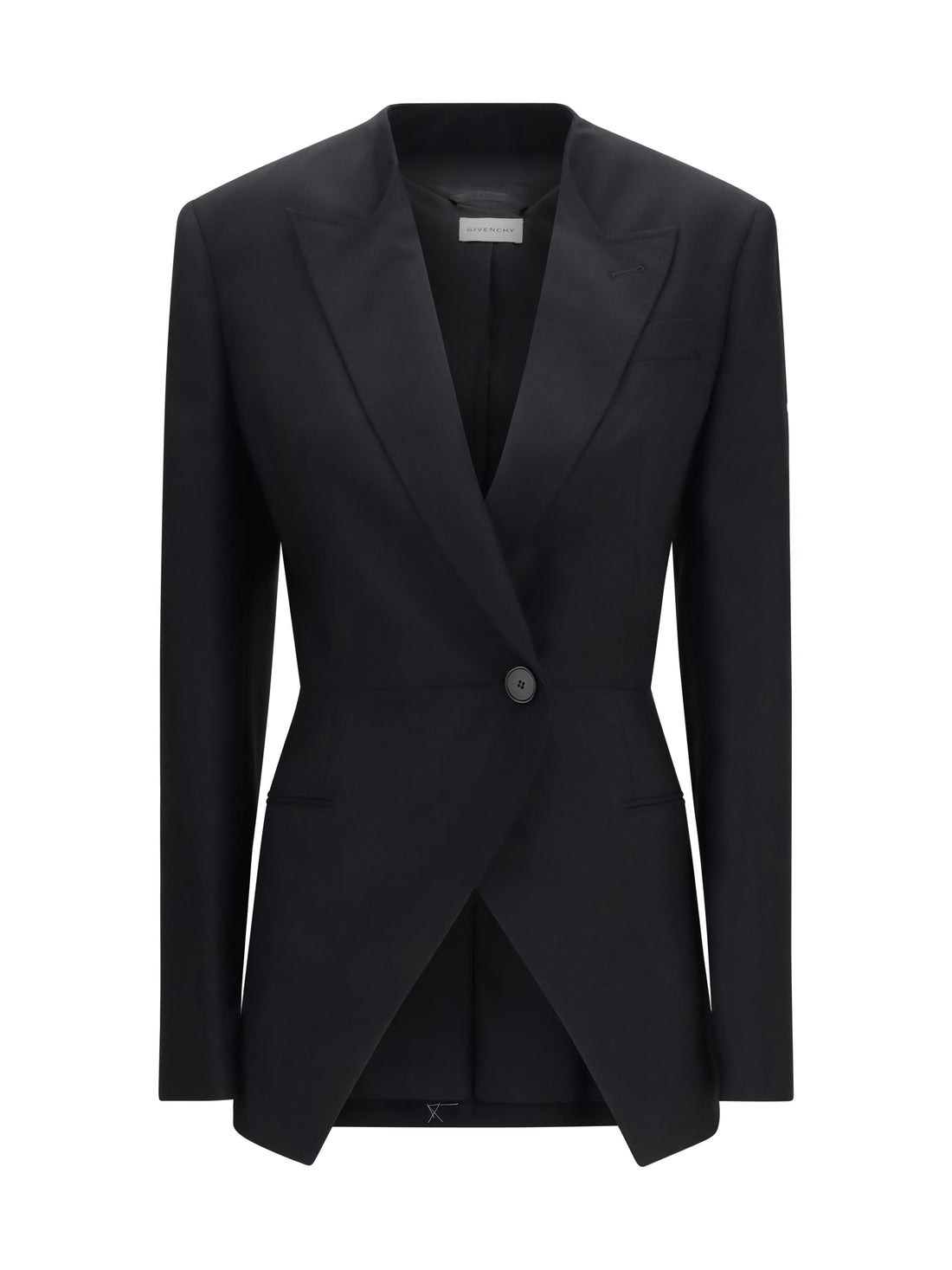 GIVENCHY 36 cut-out double-breasted blazer