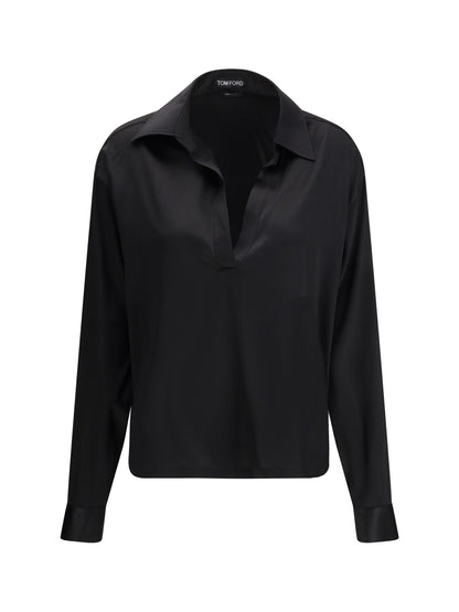 TOM FORD 38 stretch silk shirt