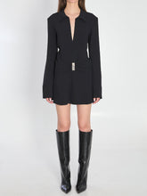 THE ATTICO 40 black mini dress