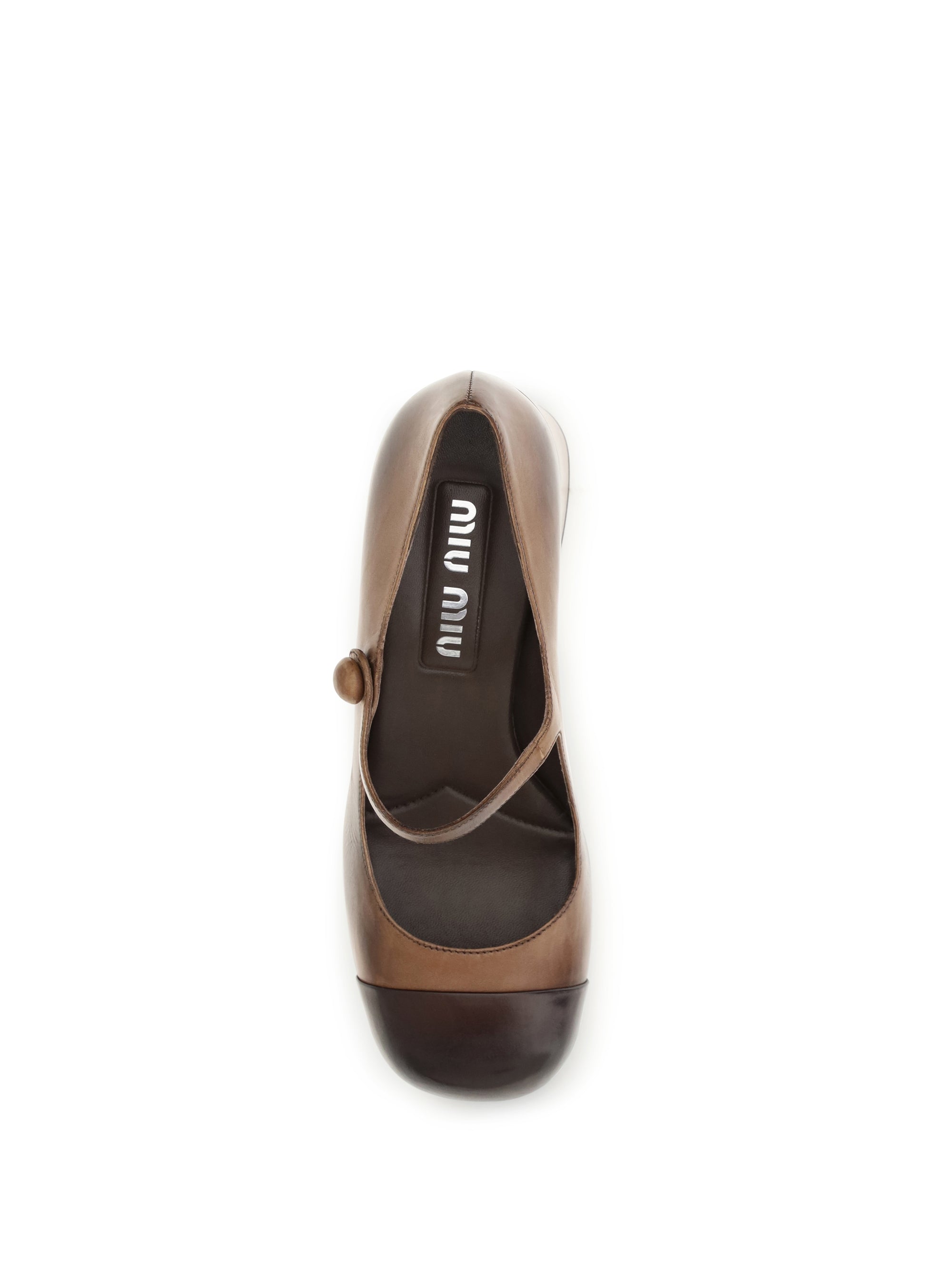 leather mary jane ballerinas