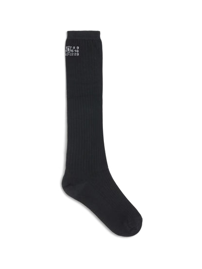 MM6 S stretch viscose blend socks