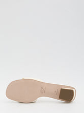 ROGER VIVIER 36 rv padded leather slides
