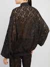 lace bomber jacket