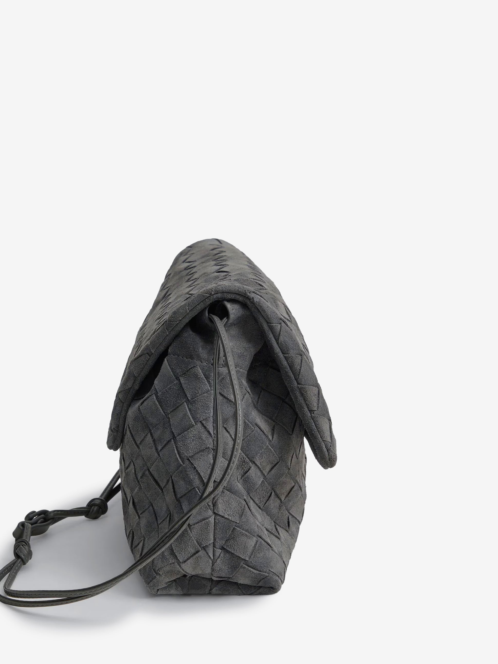 giorno obsidian grey pouch bag