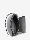 giorno obsidian grey pouch bag