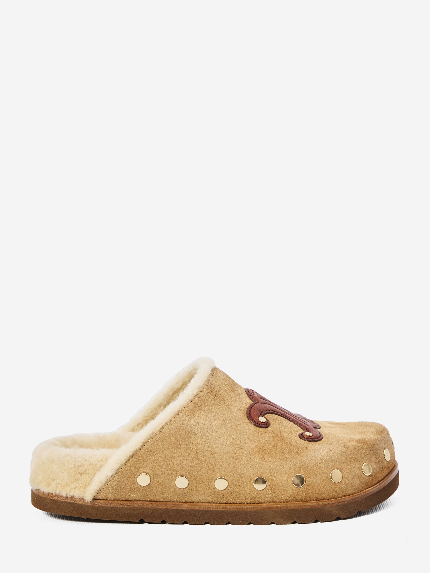 CELINE 36 triomphe wedge clog