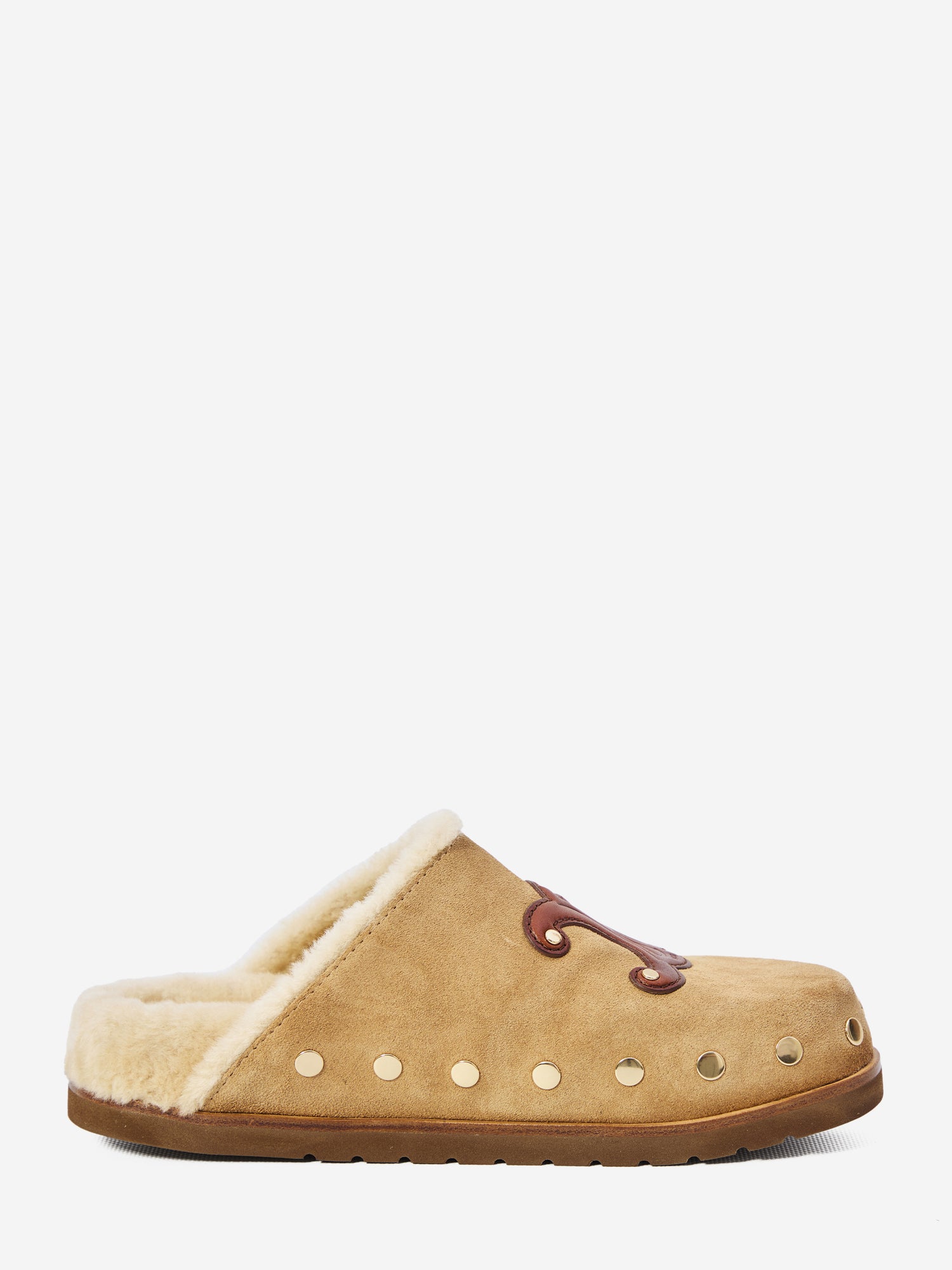 CELINE 36 triomphe wedge clog