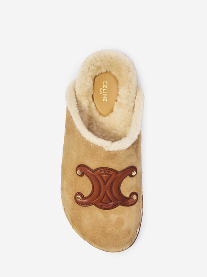 CELINE 36 triomphe wedge clog