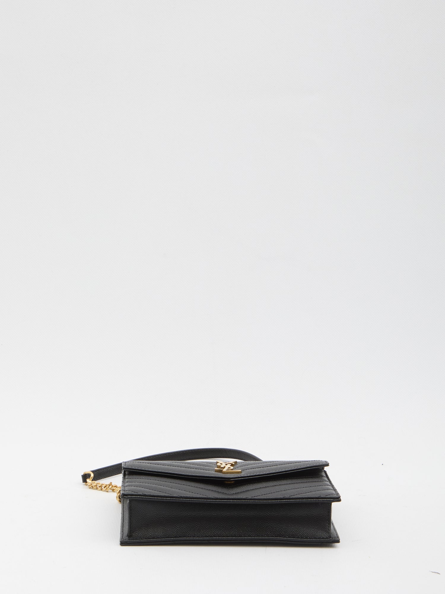 SAINT LAURENT OS envelope clutch with chain