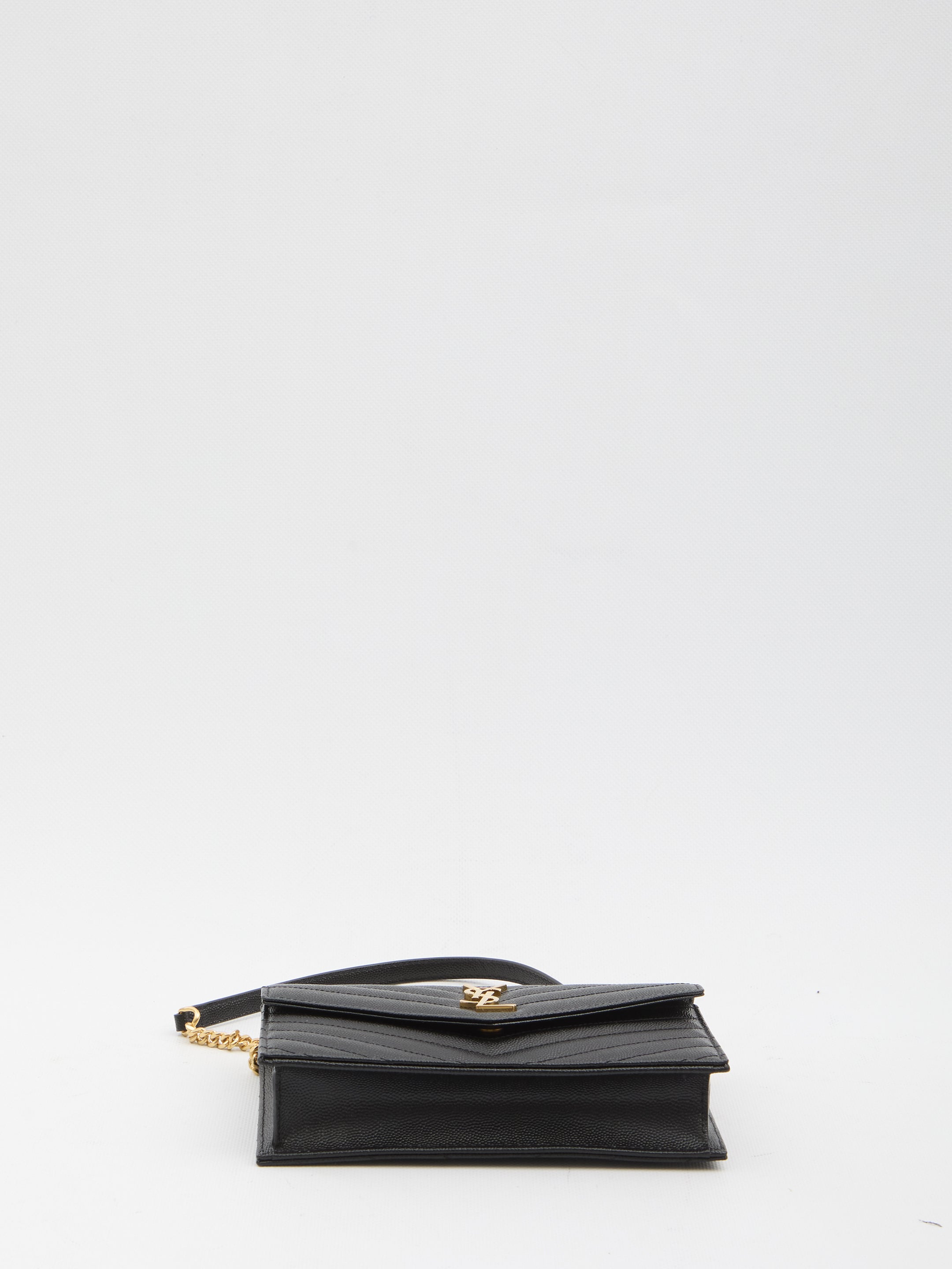 SAINT LAURENT OS envelope clutch with chain