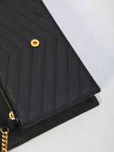 SAINT LAURENT OS envelope clutch with chain