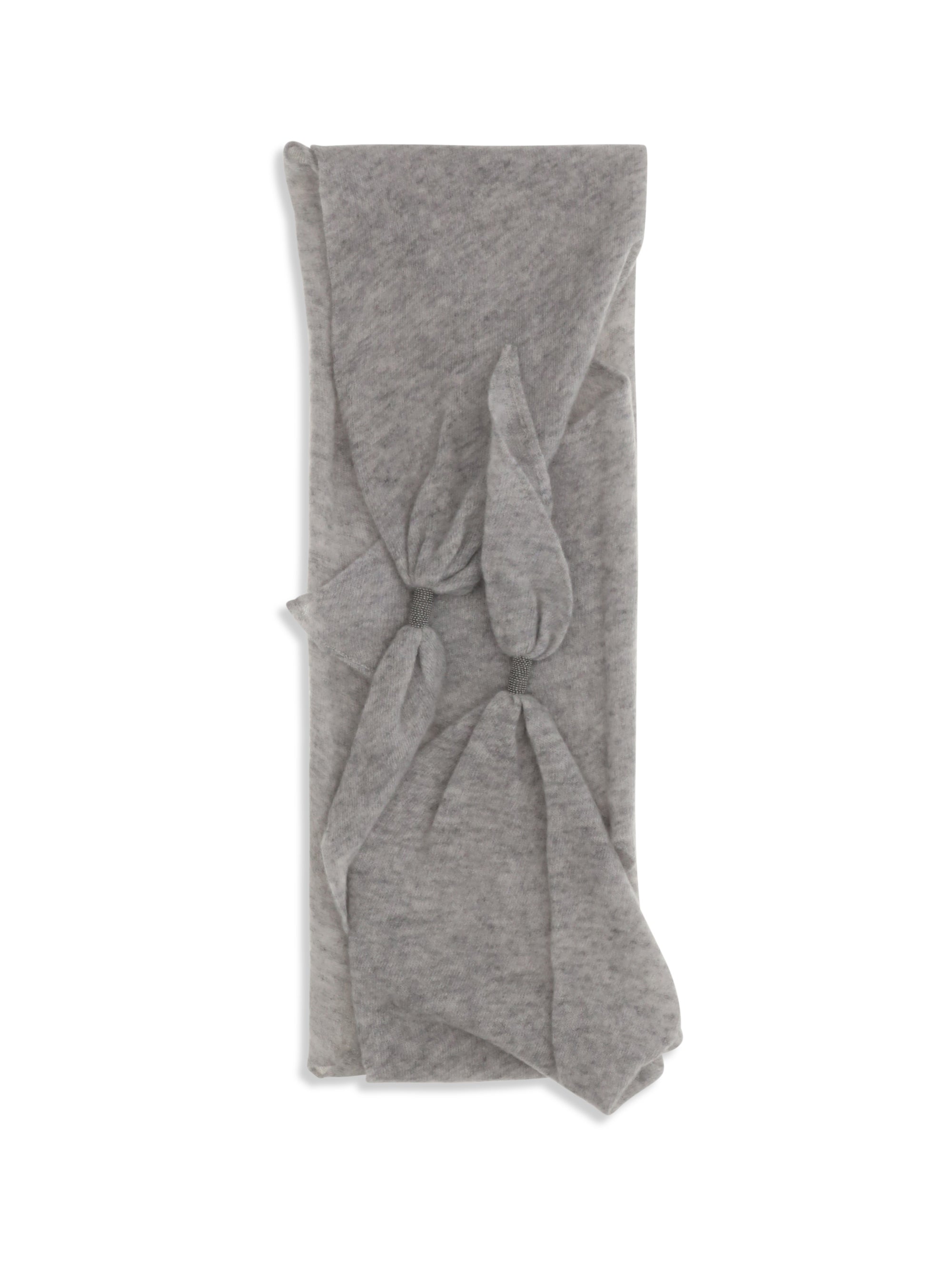 cashmere scarf with monile details