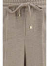 cashmere drawstring pants