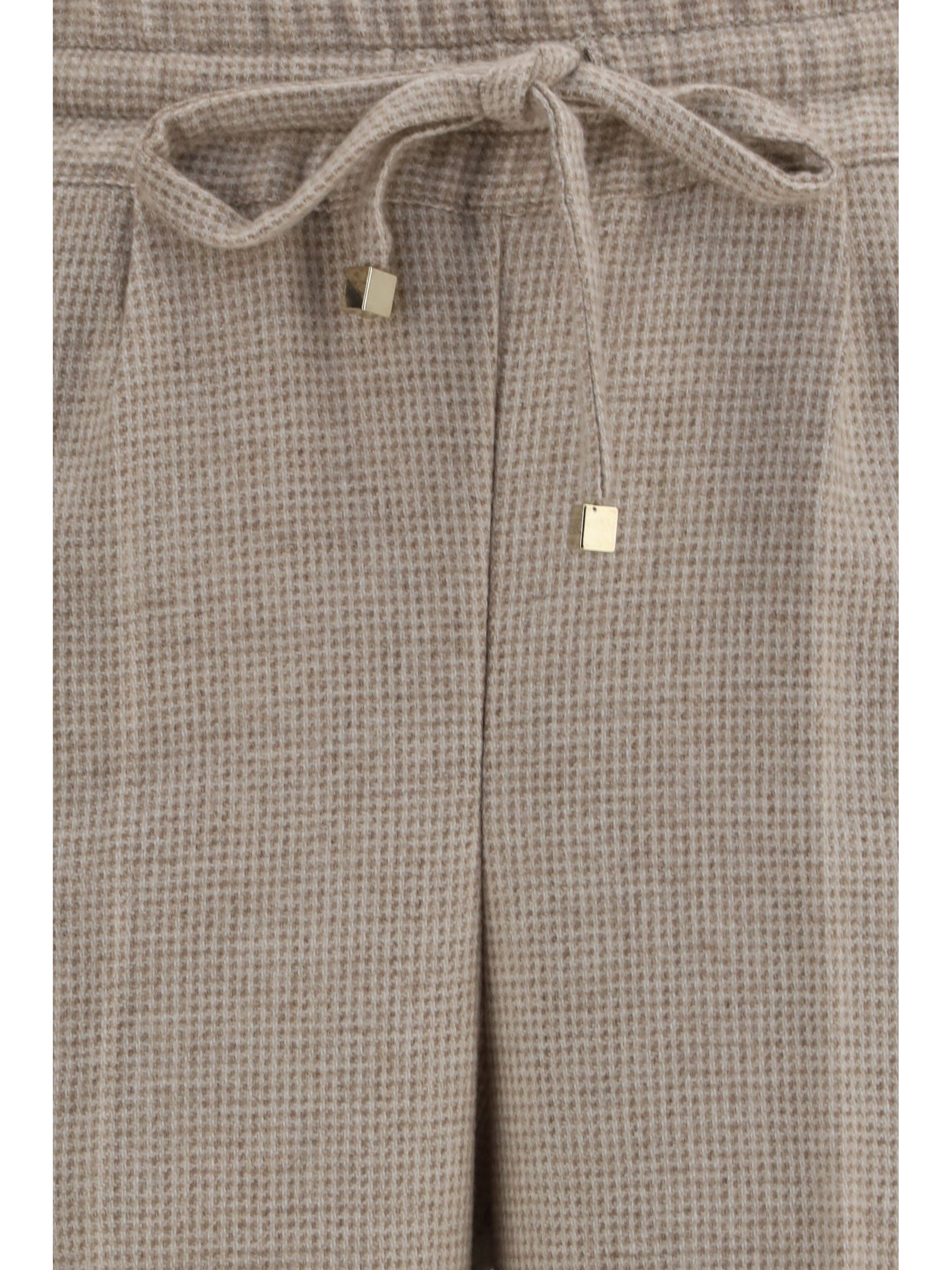 cashmere drawstring pants