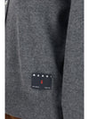 layered effect cashmere cardigan