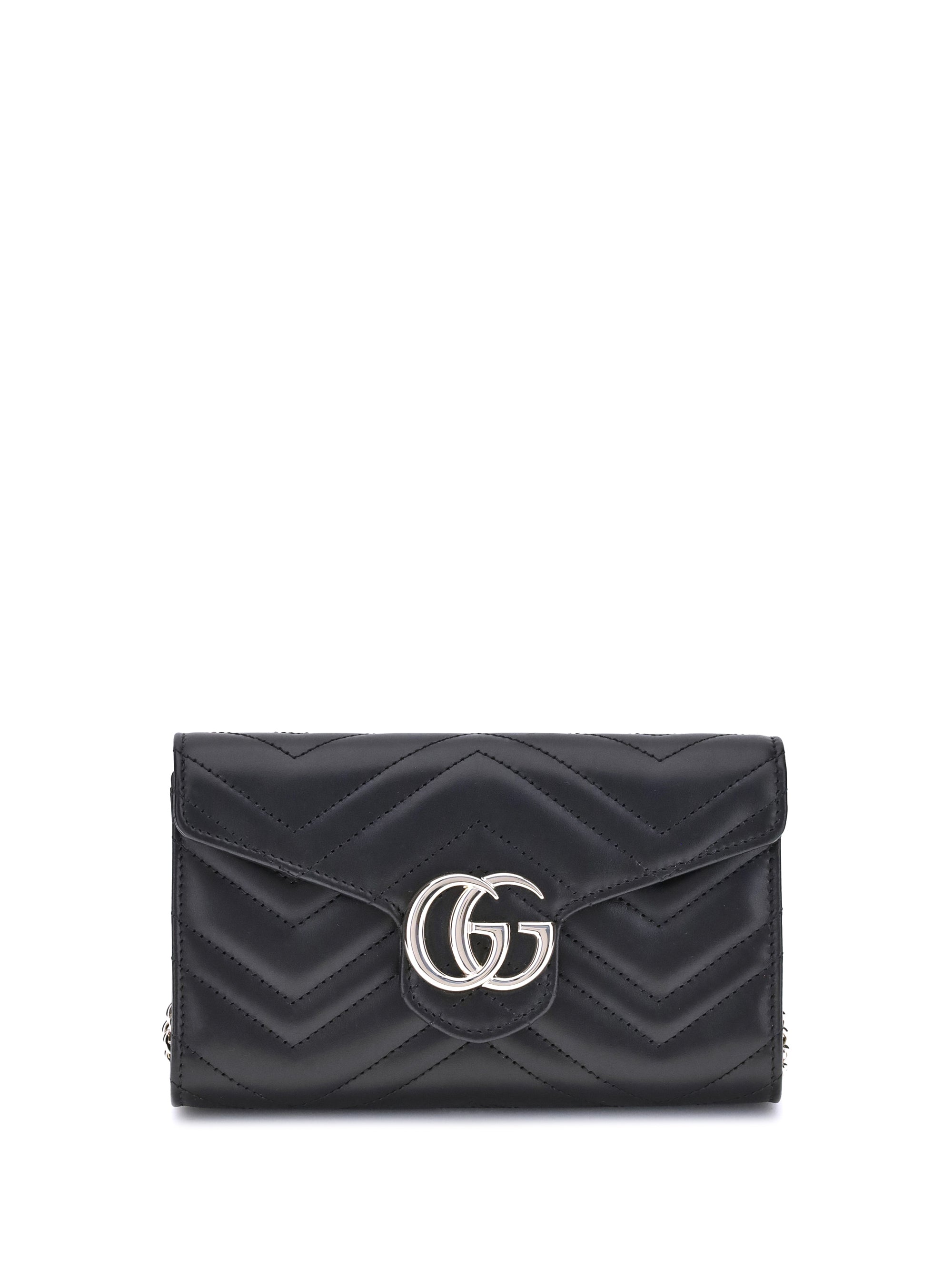 gg marmont wallet with chain