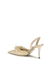 slingback pumps with pearls