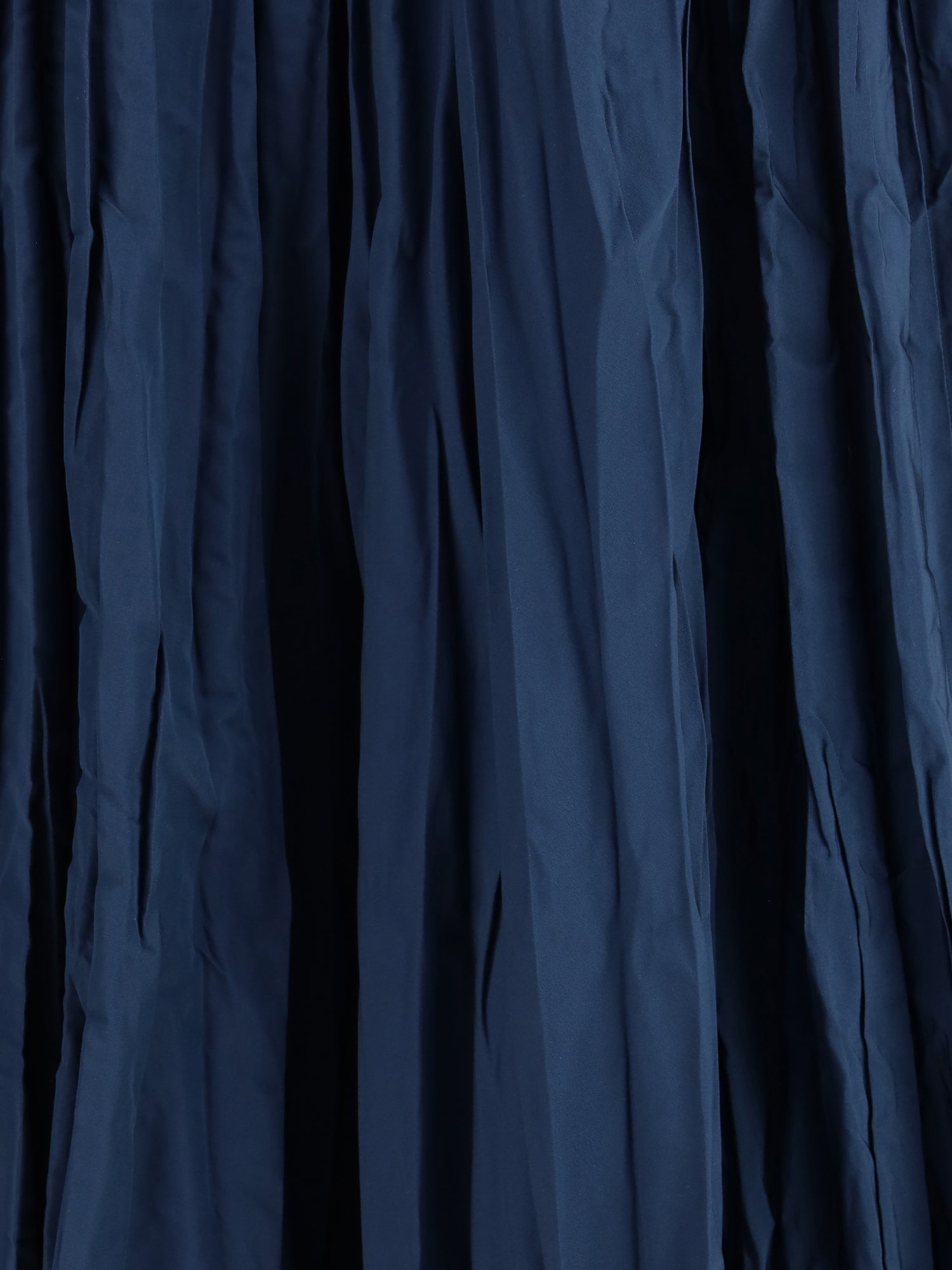 SARA ROKA 40 crinkle-effect design pleated midi skirt